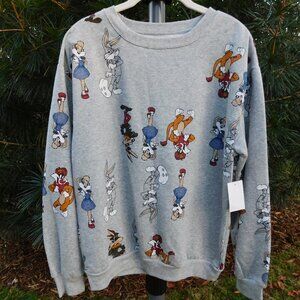 Warner Bros. Looney Tunes Crewneck Sweatshirt NWT